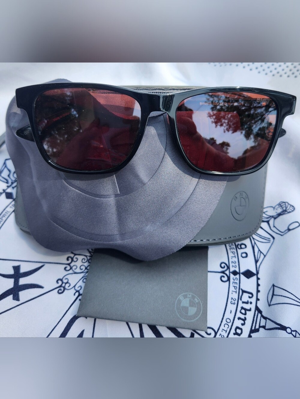BMW BW0032 Men's Polarized Mirrored Sunglasses